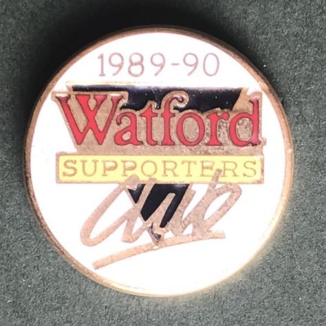 1989 Supporters Club Reeves Badge