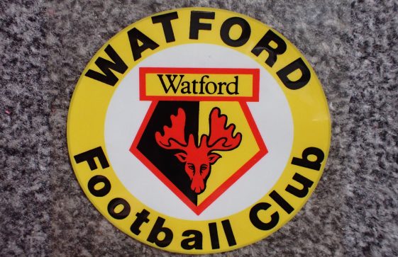 1983 Watford FC Car Sticker.